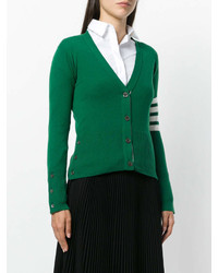 grüne Strickjacke von Thom Browne