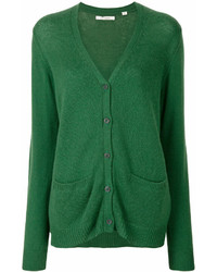 grüne Strickjacke