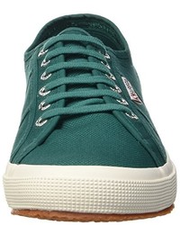 grüne Turnschuhe von Superga