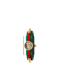 grüne und rote Uhr von Gucci