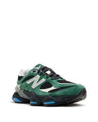 grüne Wildleder niedrige Sneakers von New Balance