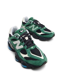 grüne Wildleder niedrige Sneakers von New Balance