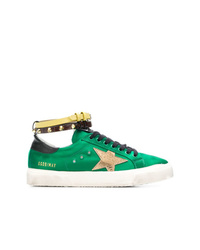 grüne Wildleder niedrige Sneakers von Golden Goose Deluxe Brand