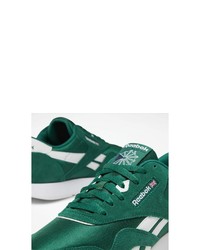 grüne Wildleder niedrige Sneakers von Reebok Classic