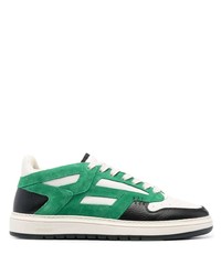 grüne Wildleder niedrige Sneakers von Represent