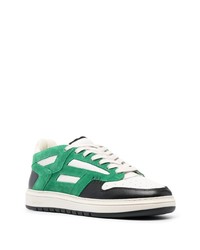 grüne Wildleder niedrige Sneakers von Represent