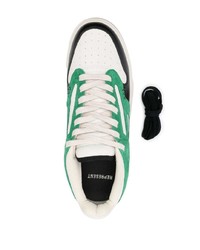 grüne Wildleder niedrige Sneakers von Represent