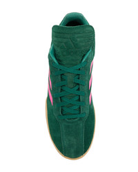 grüne Wildleder niedrige Sneakers von Gosha Rubchinskiy