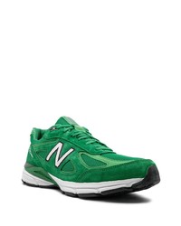 grüne Wildleder Sportschuhe von New Balance