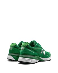 grüne Wildleder Sportschuhe von New Balance