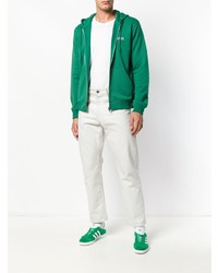 grüner bedruckter Pullover mit einem Kapuze von Kenzo