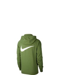 grüner bedruckter Pullover mit einem Kapuze von Nike Sportswear