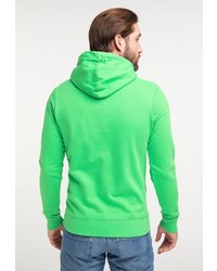 grüner bedruckter Pullover mit einem Kapuze von Petrol Industries