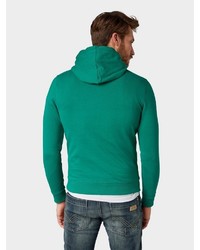 grüner bedruckter Pullover mit einem Kapuze von Tom Tailor