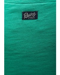 grüner bedruckter Pullover mit einem Rundhalsausschnitt von Petrol Industries