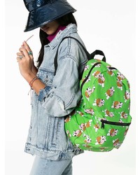 grüner bedruckter Segeltuch Rucksack von Herschel Supply Co.