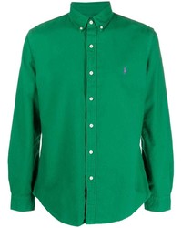 grüner bestickter Polo Pullover von Polo Ralph Lauren
