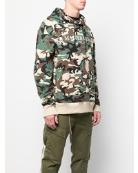 grüner Camouflage Pullover mit einem Kapuze von Mastermind Japan