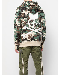 grüner Camouflage Pullover mit einem Kapuze von Mastermind Japan