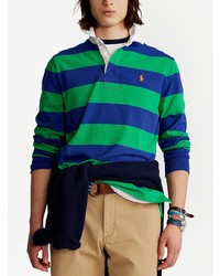 grüner horizontal gestreifter Polo Pullover von Polo Ralph Lauren