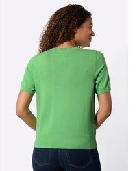 grüner Kurzarmpullover von Witt