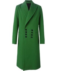 grüner Mantel von Ann Demeulemeester