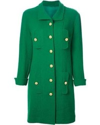 grüner Mantel von Chanel