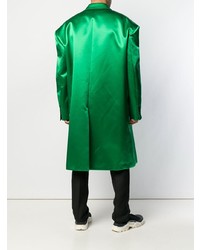 grüner Mantel von Raf Simons