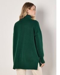 grüner Oversize Pullover von Apricot