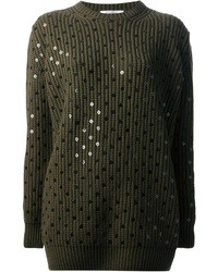 grüner Oversize Pullover von Givenchy