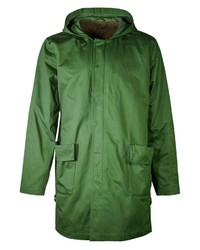 grüner Parka mit einem Schwalbenschwanz von Musterbrand