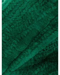 grüner Pelzschal von Yves Salomon