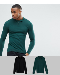 grüner Polo Pullover von ASOS DESIGN