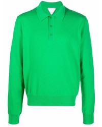 grüner Polo Pullover von Bottega Veneta