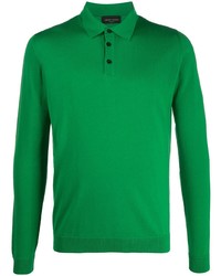 grüner Polo Pullover von Roberto Collina