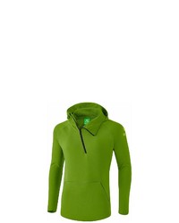 grüner Pullover mit einem Kapuze von erima