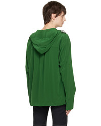 grüner Pullover mit einem Kapuze von Maximilian Davis