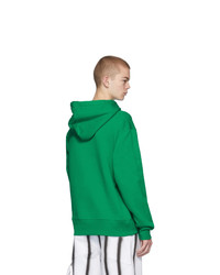 grüner Pullover mit einem Kapuze von Acne Studios