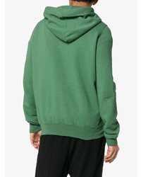 grüner Pullover mit einem Kapuze von Rick Owens DRKSHDW