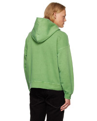 grüner Pullover mit einem Kapuze von VISVIM