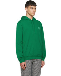 grüner Pullover mit einem Kapuze von A.P.C.