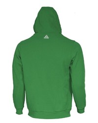 grüner Pullover mit einem Kapuze von Peak