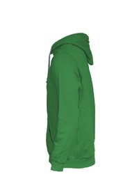 grüner Pullover mit einem Kapuze von Peak