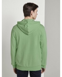 grüner Pullover mit einem Kapuze von Tom Tailor Denim