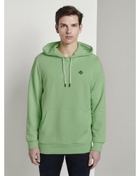 grüner Pullover mit einem Kapuze von Tom Tailor Denim