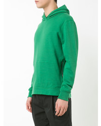 grüner Pullover mit einem Kapuze von John Elliott