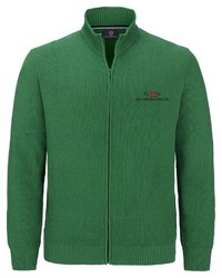 grüner Pullover mit einem Reißverschluß von Jan Vanderstorm