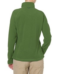 grüner Pullover mit einem Reißverschluß von Vaude