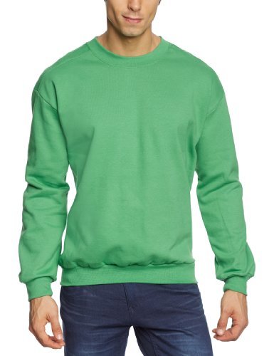 Gruner Pullover Mit Einem Rundhalsausschnitt Von Anvil 10 Amazon De Lookastic