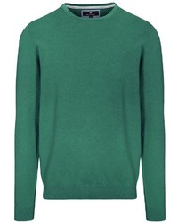 grüner Pullover mit einem Rundhalsausschnitt von BASEFIELD